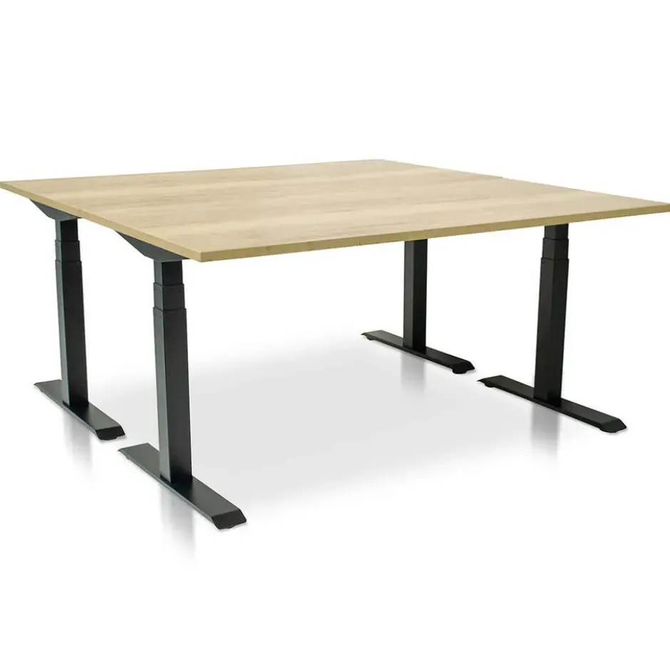 MRC PRO-L 2.0 elektrisch ARBO zit-sta bureau - 120x80 - robuust eiken