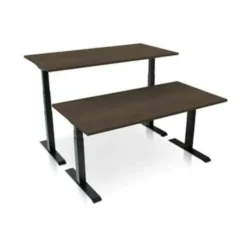 MRC PRO-L 2.0 elektrisch ARBO zit-sta bureau - 140x80 - bruin eiken