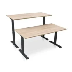 MRC PRO-L 2.0 NEN-EN 527 elektrisch ARBO zit-sta bureau - 120x80 - midden eiken
