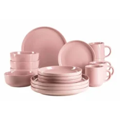 Mäser Alenia Serviesset 16-delig Roze - 4 Personen