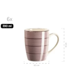 Mäser LUMACA Serviesset 30-delig Berry - Steengoed