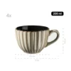 Mäser Ontbijtset CONFINO 12-delig - Beige - Steengoed