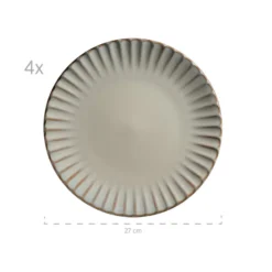 Mäser Serviesset CONFINO 20-delig - Beige - Steengoed