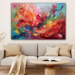 MuchoWow Canvas 120x80cm Flowerfield