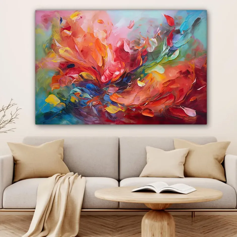 MuchoWow Canvas 120x80cm Flowerfield