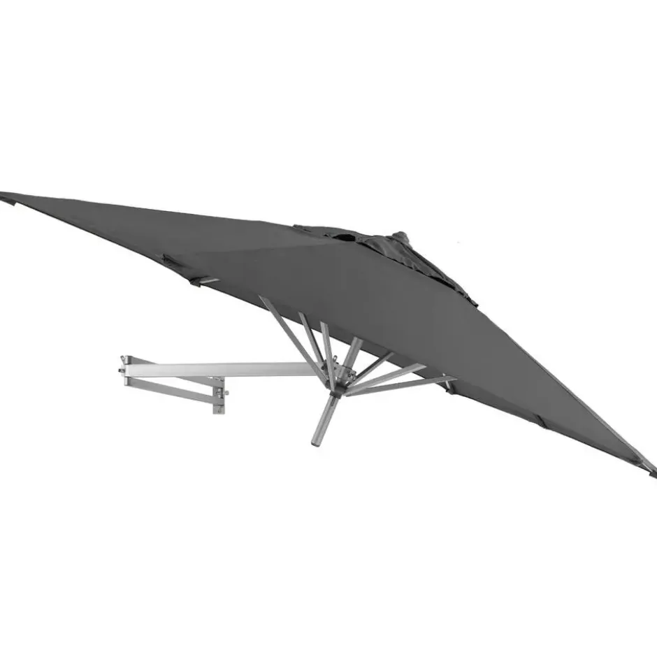 Muurparasol - Rond - 250 cm diameter - Grijs