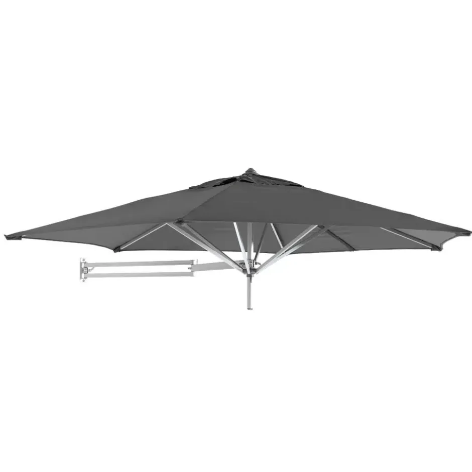 Muurparasol - Rond - 250 cm diameter - Grijs