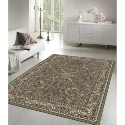 Nain Klassiek Oosters Vloerkleed Groen - 160x230 CM