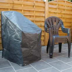 Nature Product – grijs – kunststof – 68x68x110 cm – tuinstoelen