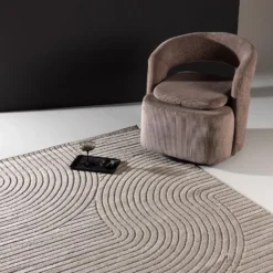 Nest living Misha vloerkleed bruin - 230 x 160 cm