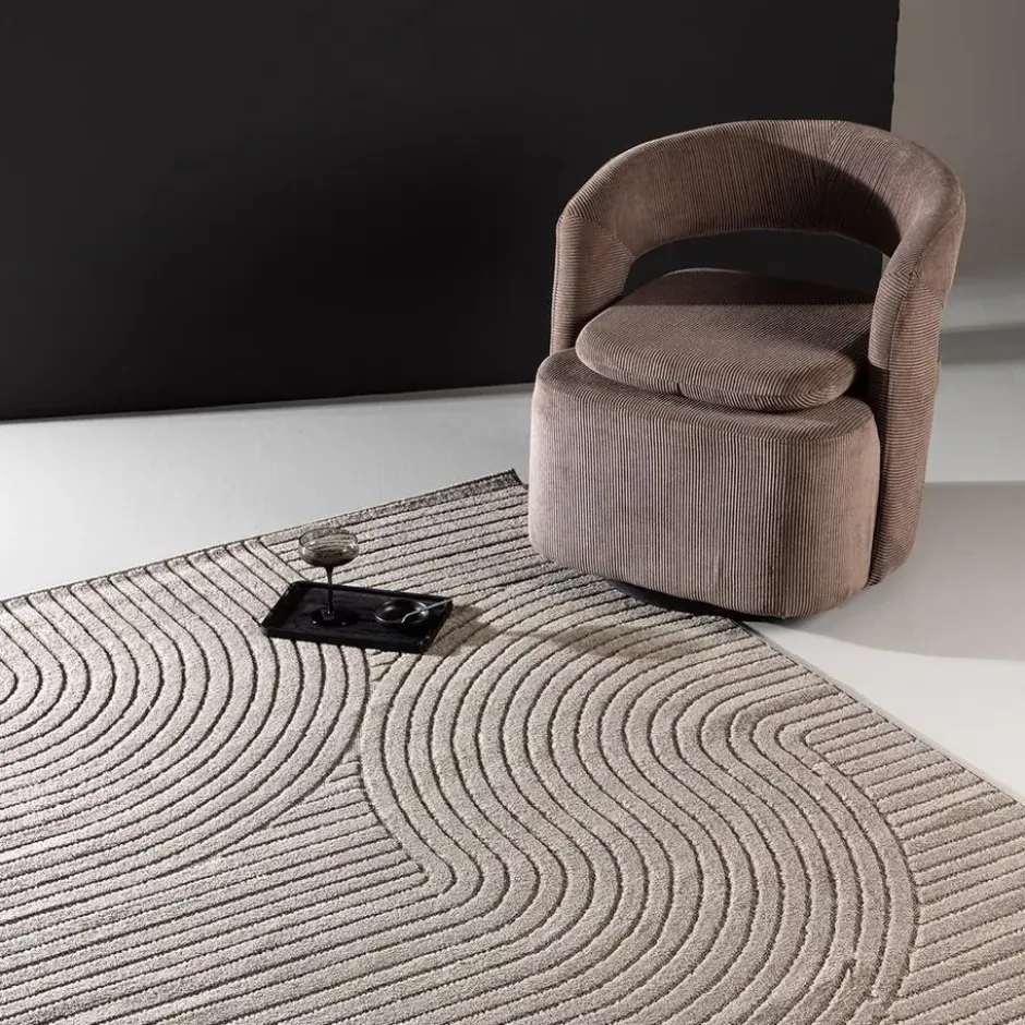 Nest living Misha vloerkleed bruin - 230 x 160 cm