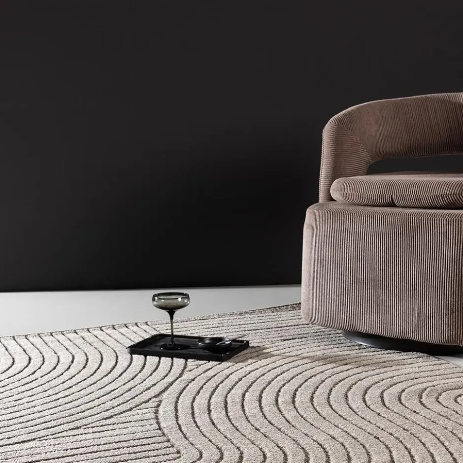 Nest living Misha vloerkleed bruin - 230 x 160 cm