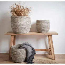 Nest of Nora Bankje van teakhout - 90x25x45 cm - Natural