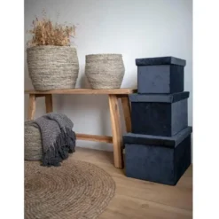 Nest of Nora Bankje van teakhout - 90x25x45 cm - Natural