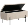 Nest of Nora Halbankje Yorra - Met opbergruimte - Beige