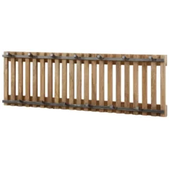 Nest of Nora Kapstok wandmodel Milan - 13 Haken - Mangohout