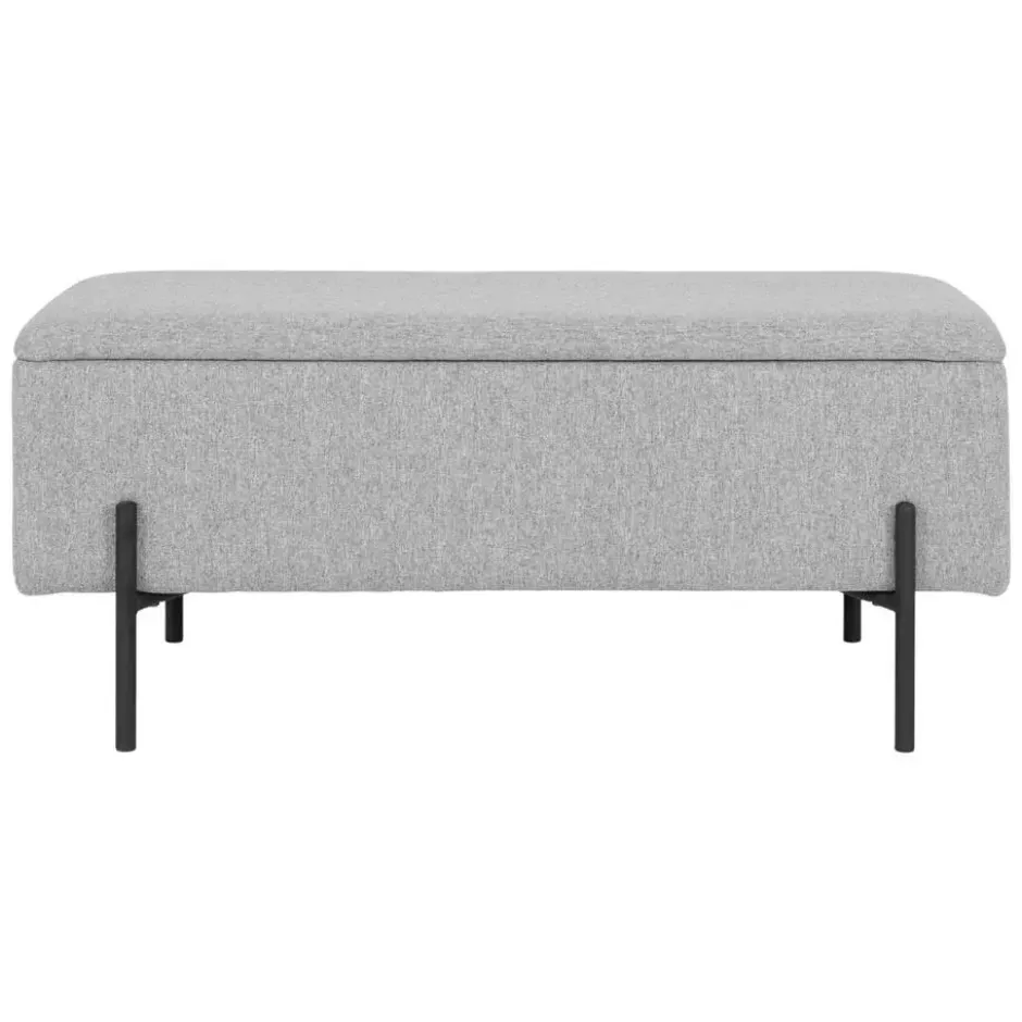 Nest of Nora Opbergbank Yorra - 95x36.5x43 cm - Lichtgrijs