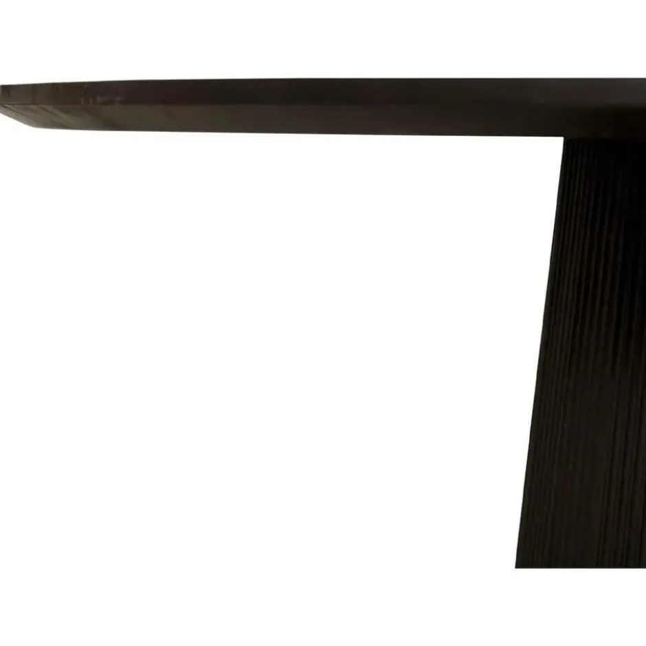Nest of Nora Ovale mangohouten eettafel Nala - 230cm - Donkerbruin