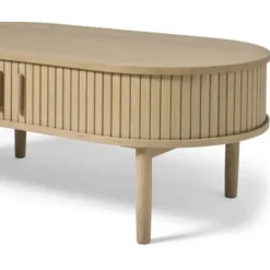 Nest of Nora Ovale salontafel Nina - Met opbergruimte - Naturel