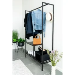 Nest of Nora Plantenstandaarden - Set Van 2 - Zwart