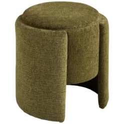 Nest of Nora Poef rond - Voetenbank Ø42x43,5 cm - Green