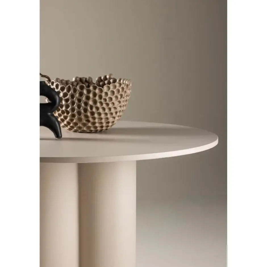 Nest of Nora Ronde eettafel - ⌀110 - Beige