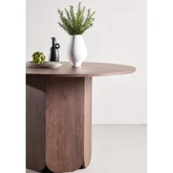 Nest of Nora Ronde eettafel Lara - ⌀120 - MDF - Mocca