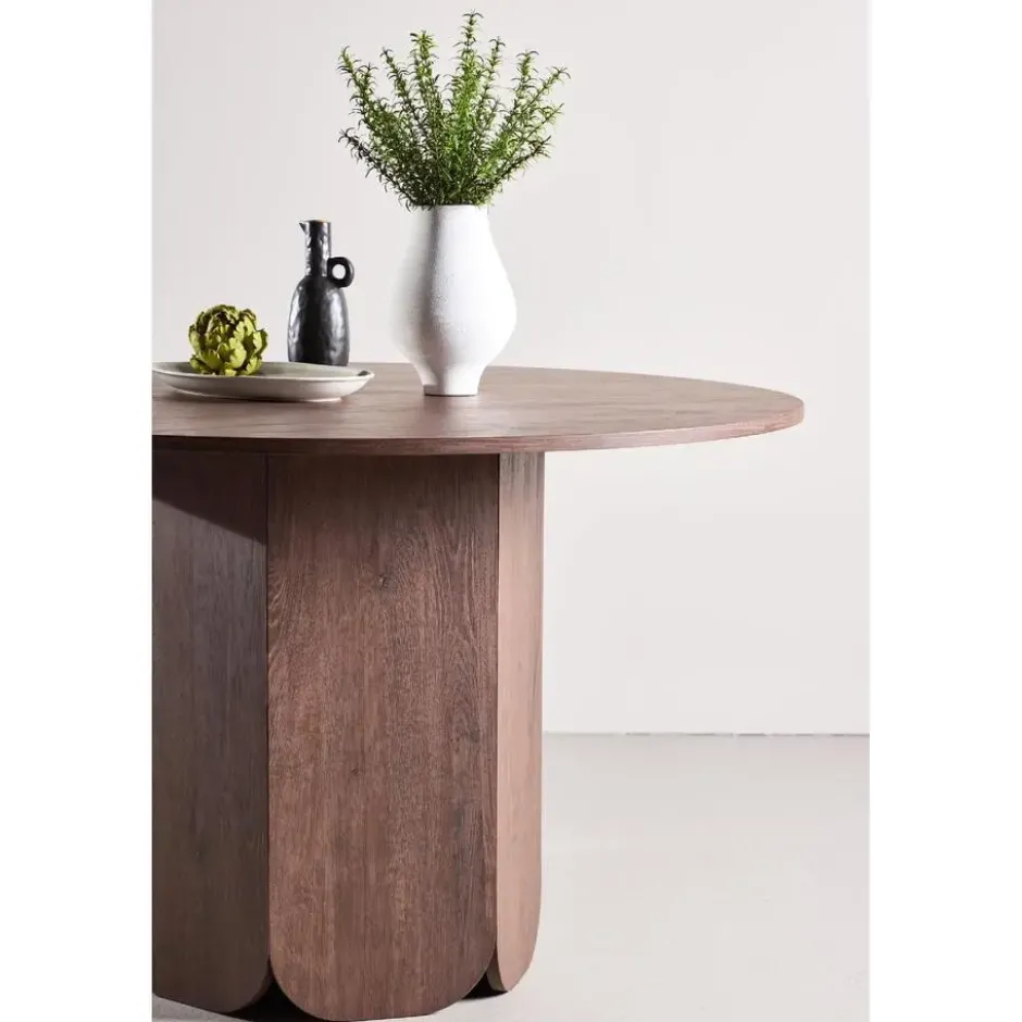 Nest of Nora Ronde eettafel Lara - ⌀120 - MDF - Mocca