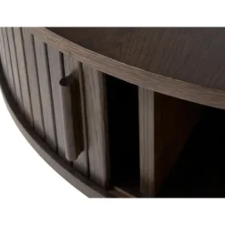 Nest of Nora Salontafel Nina - Ø85 cm - Met Opbergruimte - Espresso