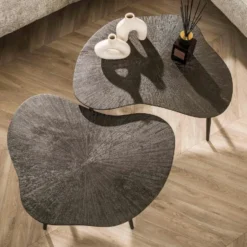 Nest of Nora Salontafelset Liko - Bijzettafel - Donkerbruin brons