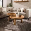 Nest of Nora Salontafel set van 2 - Mangohout - Zand