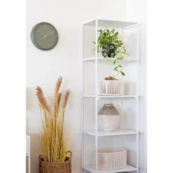 Nest of Nora Wandklok geruisloos 30 cm - Rond - Groen