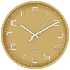 Nest of Nora Wandklok stil uurwerk 30 cm - Ocher