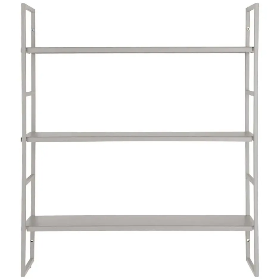 Nest of Nora Wandrek met 3 planken 48x17x55 cm - Staal - Grijs