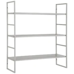 Nest of Nora Wandrek met 3 planken 48x17x55 cm - Staal - Grijs