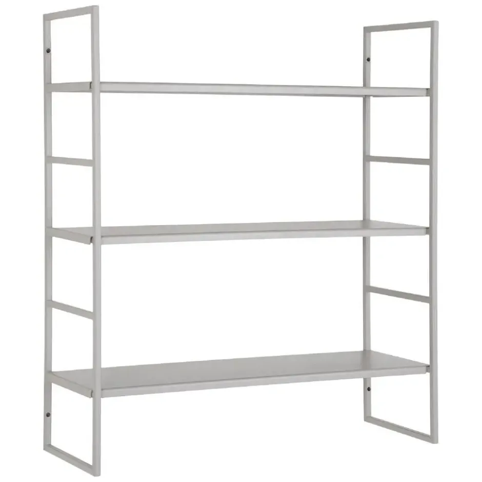 Nest of Nora Wandrek met 3 planken 48x17x55 cm - Staal - Grijs