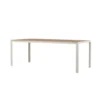 Nest outdoor Aaron tuintafel polywood beige - 205 x 90 cm