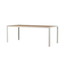 Nest outdoor Aaron tuintafel polywood beige - 205 x 90 cm