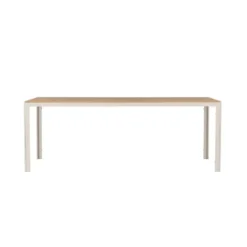 Nest outdoor Aaron tuintafel polywood beige - 205 x 90 cm