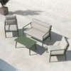 Nest outdoor Margret Tuin Loungeset Groen - Met Zitkussens