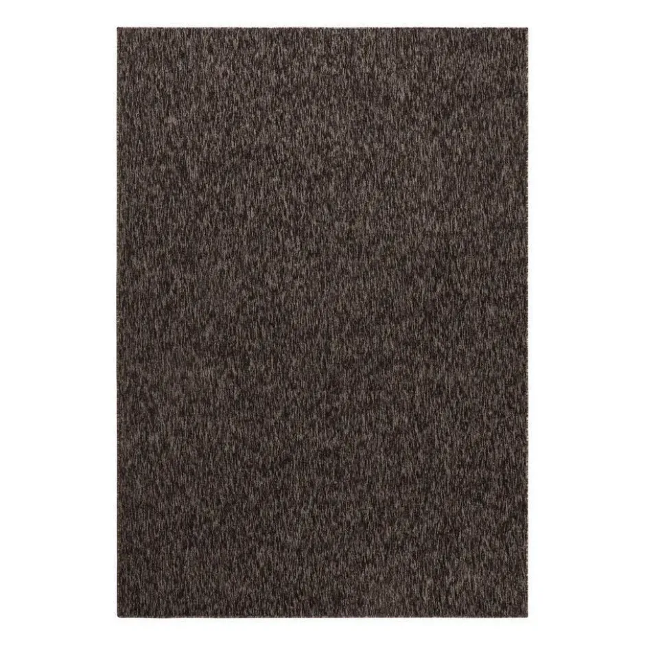 Nizza Effen Vloerkleed Laagpolig Uni Bruin - 160x230 CM