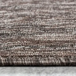 Nizza Effen Vloerkleed Laagpolig Uni Bruin - 160x230 CM