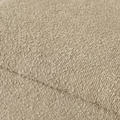 Nolon Juna bankje met opbergruimte bouclé taupe - 95 x 37 cm