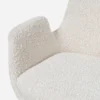 Nolon Nino-Eef barkruk bouclé beige - beige onderstel - 65 cm
