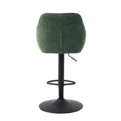 Nordic Home - Ellis verstelbare barstoel stof - groen