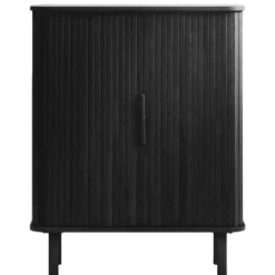 Nordic Home - Ingo eiken kabinet - 90 cm - zwart