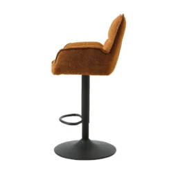 Nordic Home - Janna verstelbare barstoel - roestbruin