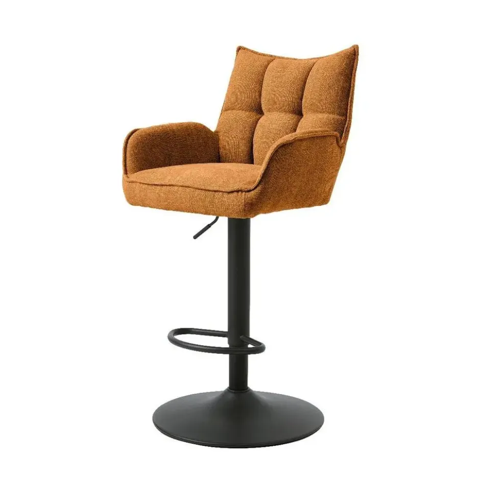 Nordic Home - Janna verstelbare barstoel - roestbruin