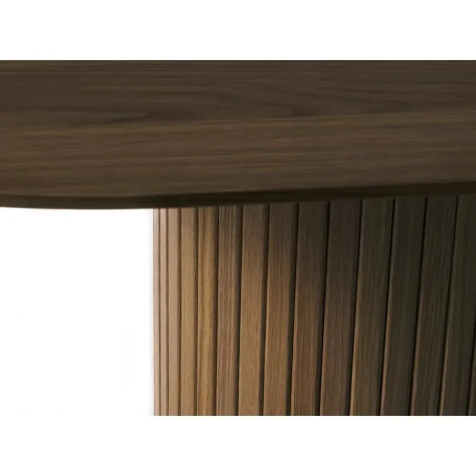 Nordic Home - Kelly ovale eettafel 95x180 cm - donkerbruin