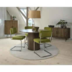 Nordic Home - Logan eetkamerstoel - groen